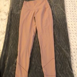 Blush Colored High Waisted leggings